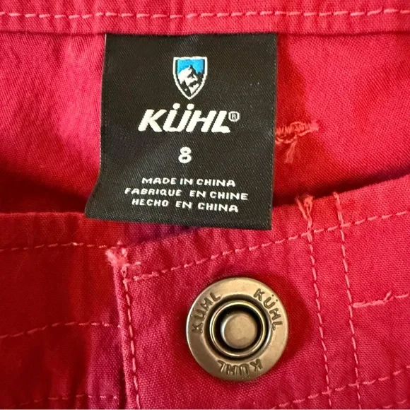 KÜHL Splash 11" Cargo Shorts in Plum Performance Fabric Women’s Size 8 - Picture 8 of 12